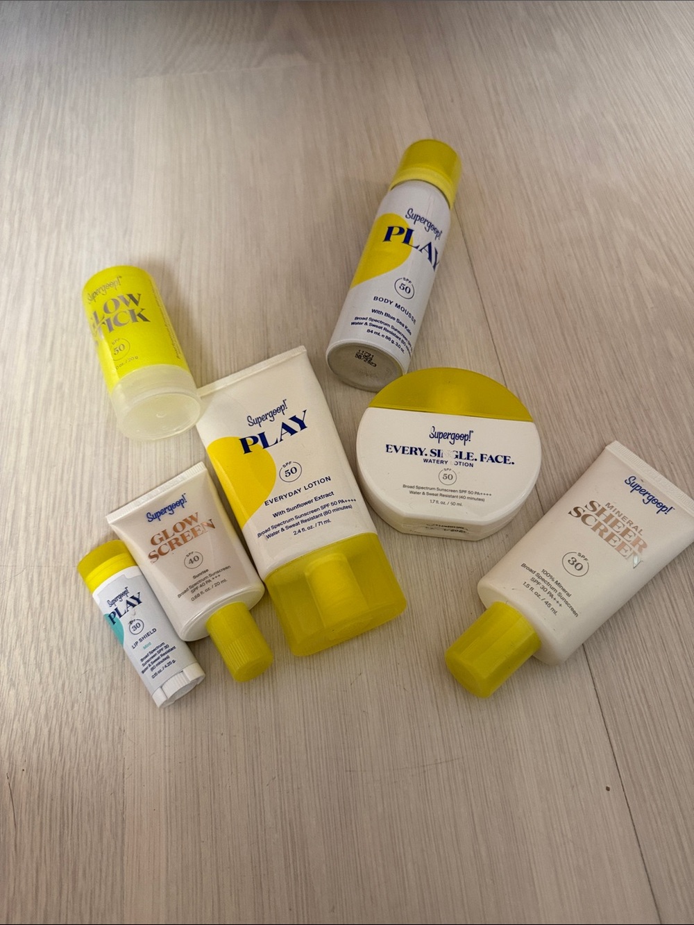 Supergoop! PLAY & Everyday Sunscreen Set in Bright Yellow Accents
